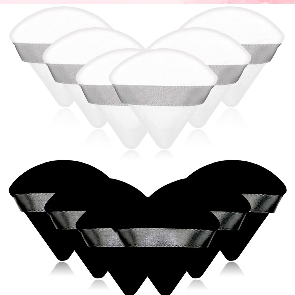 12-Pc Powder Puff Face Soft Triangle Makeup Beauty Blender